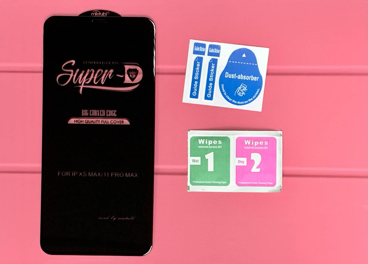 

Защитное Стекло для iPhone 11 Pro Max Super D на Айфон 11 Про Макс, Прозрачный