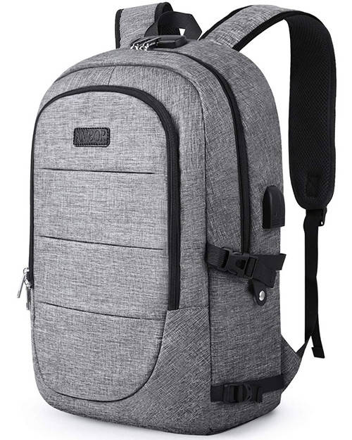 

Рюкзак TEAMWIN с USB-портом + вход для наушников Grey (TN4781), Серый