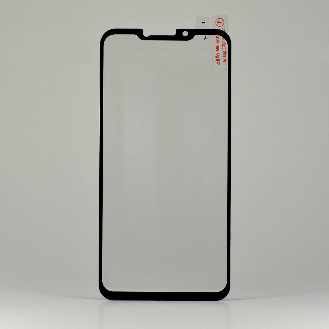 

Защитное стекло на Meizu X8 M852H черное клеевой слой по всей поверхности, Черный