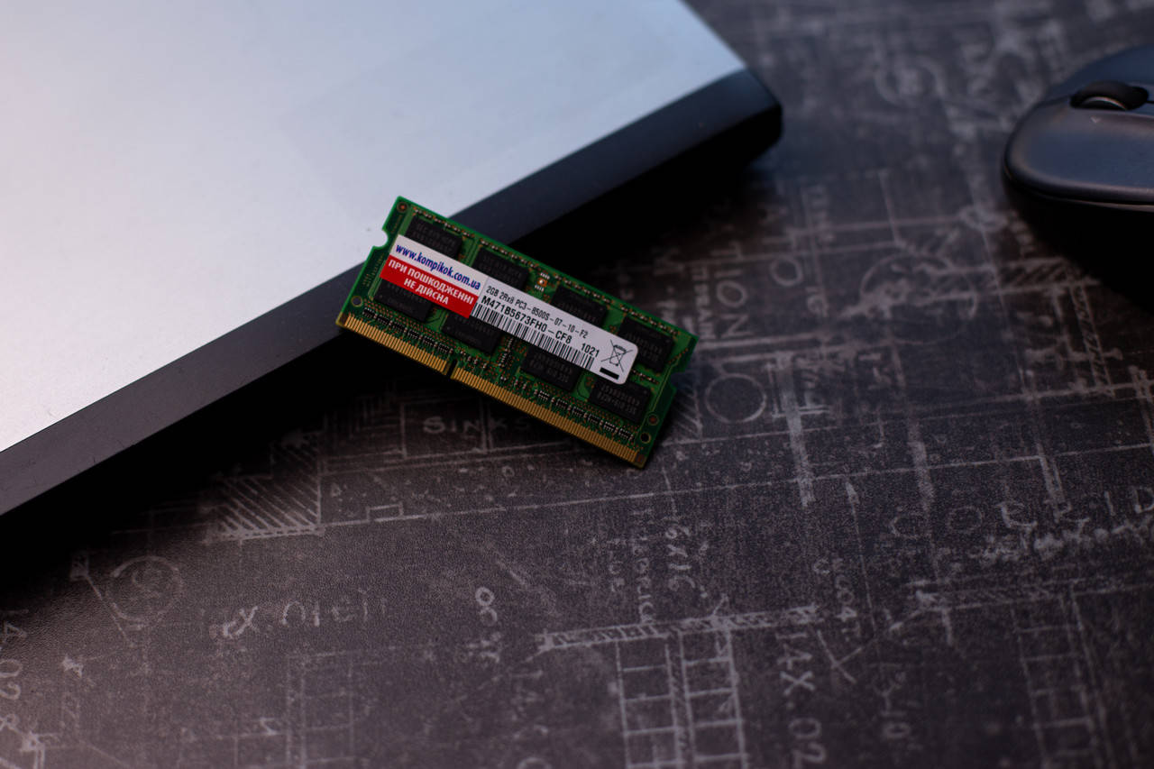 

Б/У, Оперативная память для ноутбука, ОЗУ, RAM, SODIMM, DDR3, 2 Гб, 1066, 1333, 1600 МГц