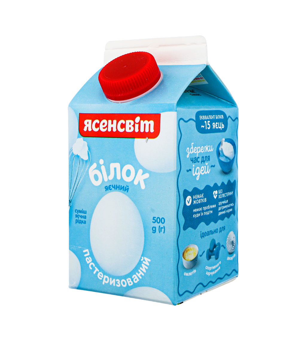 

Белок яичный жидкий Tetra-Pak ЯСЕНСВІТ, 500 г