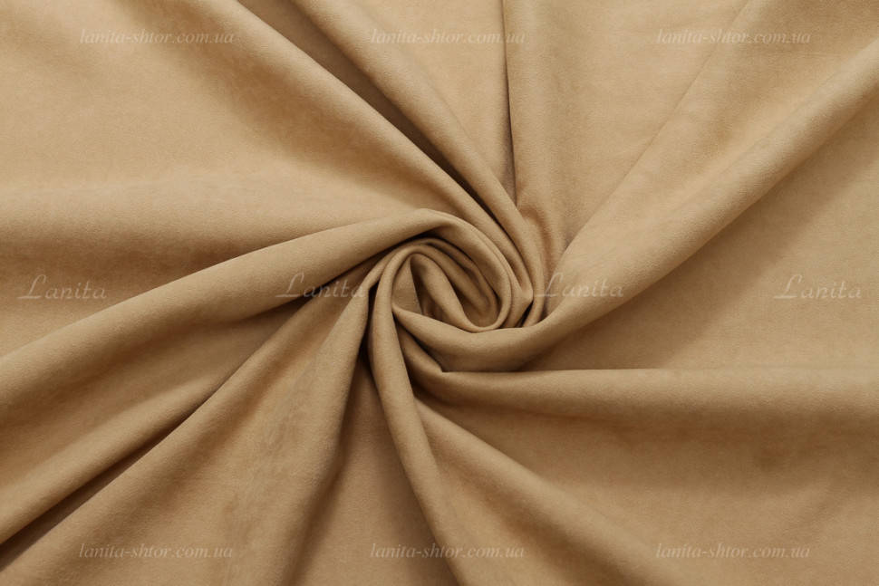 

Шторы микровелюр светло-коричневый матовый, Терракота