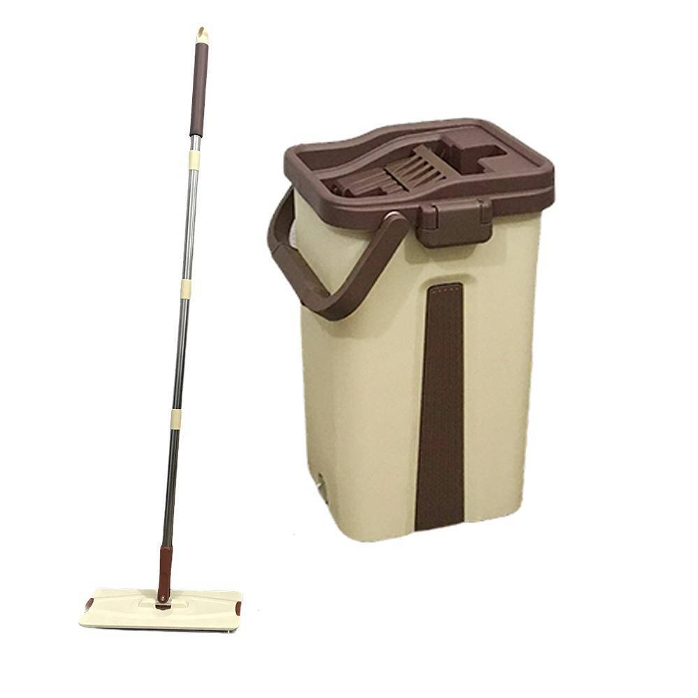 

Швабра с ведром с автоматическим отжимом Easy Mop.