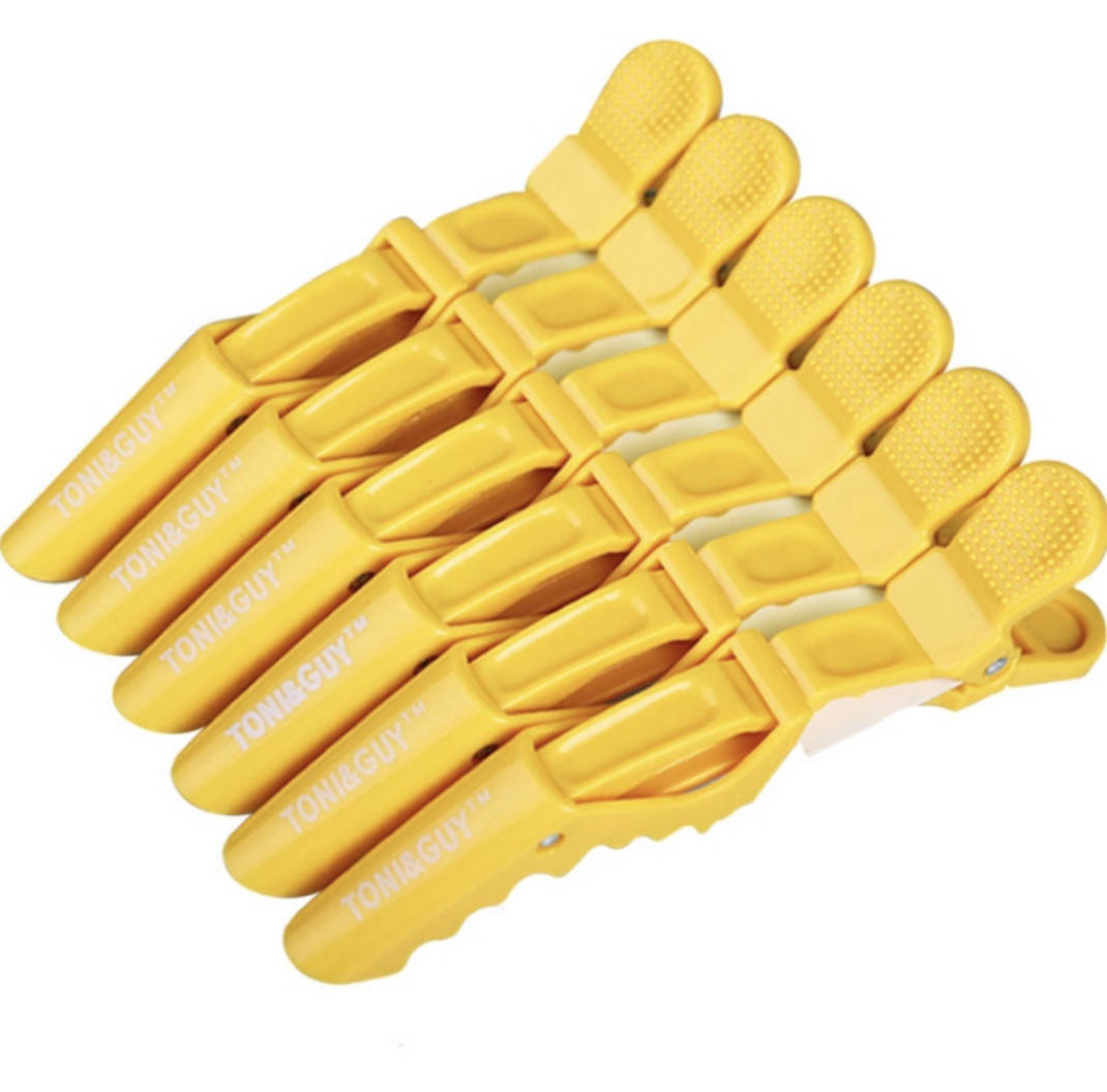 

Зажимы для волос Toni&Guy (крокодилы), желтые (FK608507Yellow), Желтый