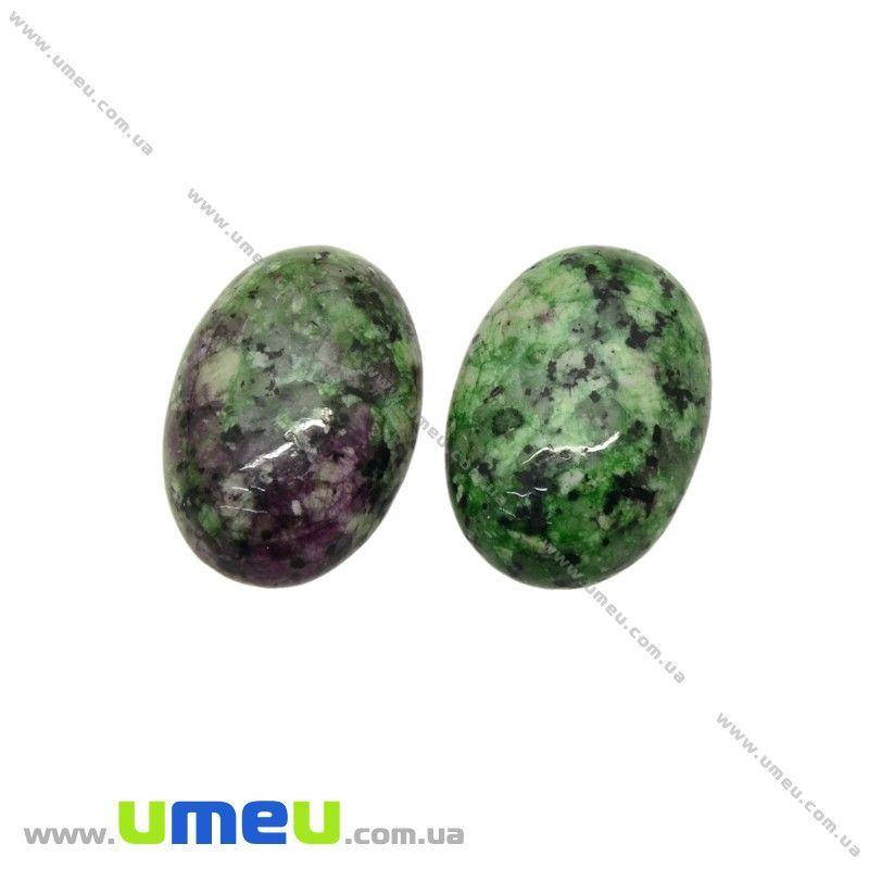 

Кабошон нат. камень Рубин в цоизите, Овал, 18х13 мм, 1 шт (KAB-025985)