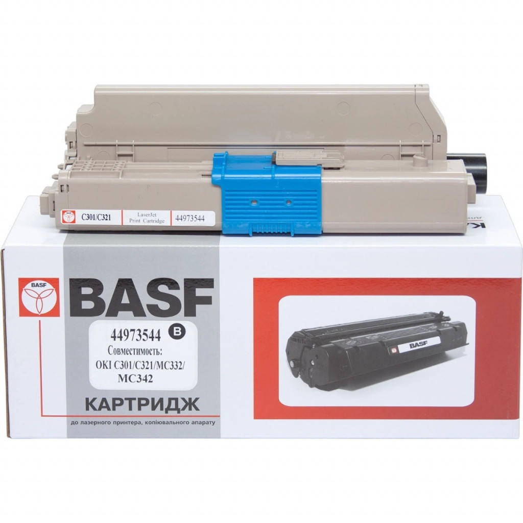 

Тонер-картридж BASF OKI C301/C321/MC332/MC342/ 44973544 Black (KT-44973544)