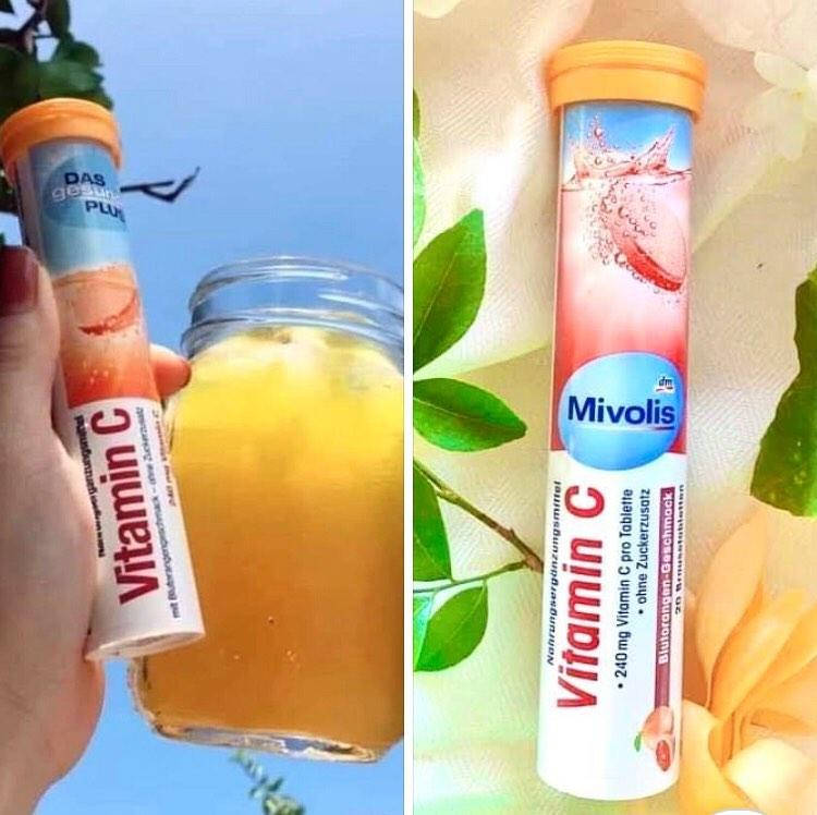 

Mivolis Vitamin C Brausetabletten Шипучие витамины с витамином Ц 20 шт.