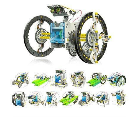 

Робот-конструктор Solar Robot 14 в 1 на солнечной батарее