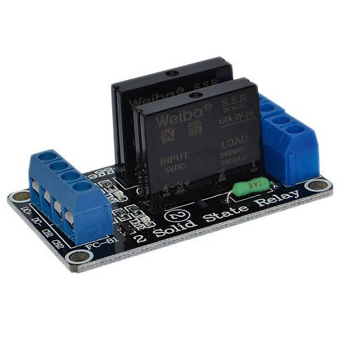 

Модуль 2 реле твердотельных 5V