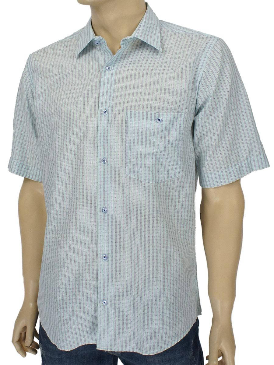 

Мужская светлая летняя рубашка Micele Placido 0280 NK 03, Голубой