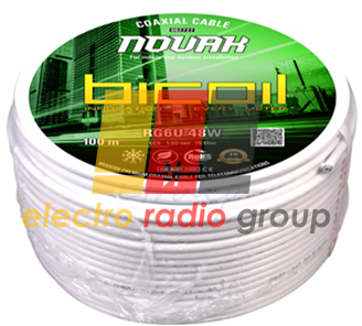 

BiCoil кабель коаксиальный RG6U 48W (білий) NOVAK