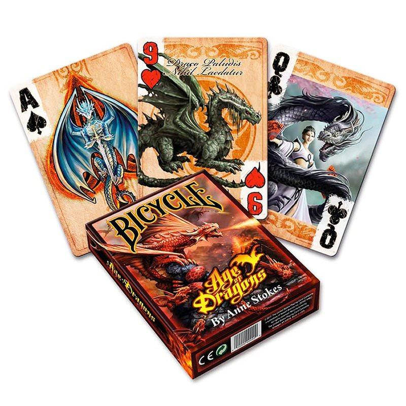

Покерные карты Bicycle Age of Dragons (Anne Stokes)