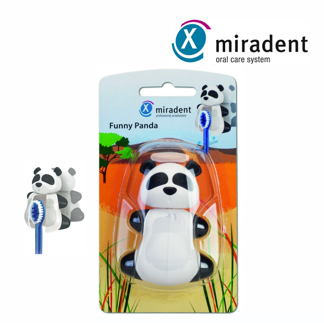 

Гигиенический футляр miradent Funny Animals, панда