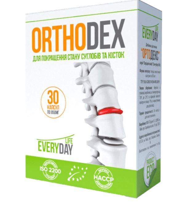 

Orthodex ( Ортодекс) натуральные капсулы для суставов и спины MegaShop