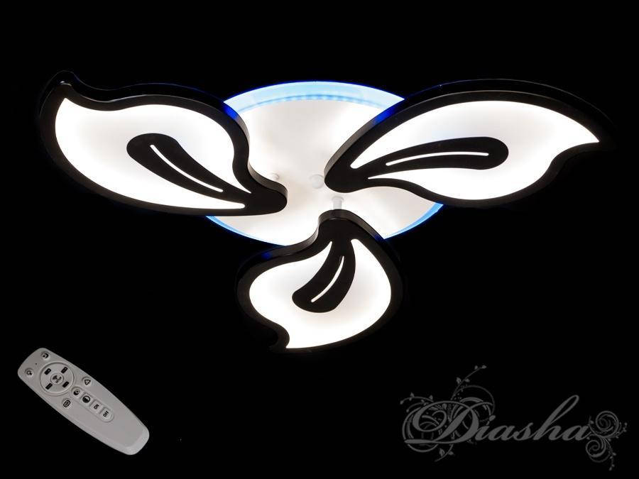 

Маленькая светодиодная люстра 8093/3BK LED 3color dimmer