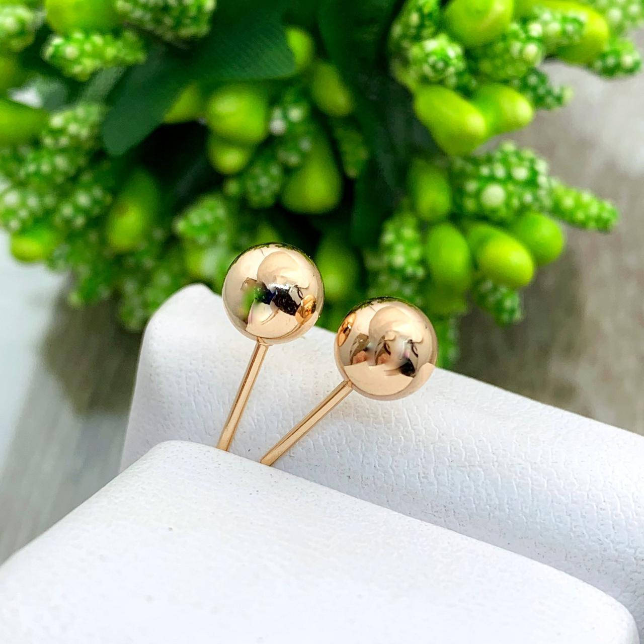 

Серьги гвоздики ЕА 1645, Размер 5*5 мм, Позолота РО