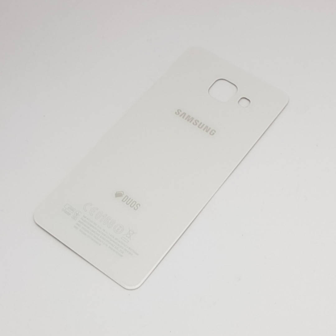 

Задняя крышка Samsung A5 2016 SM-A510F белая Сервисный оригинал с разборки, Белый