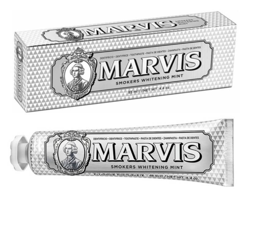 

Паста зубная отбеливающая для курящих Marvis Smokers Whitening Mint, 411181, 85 мл
