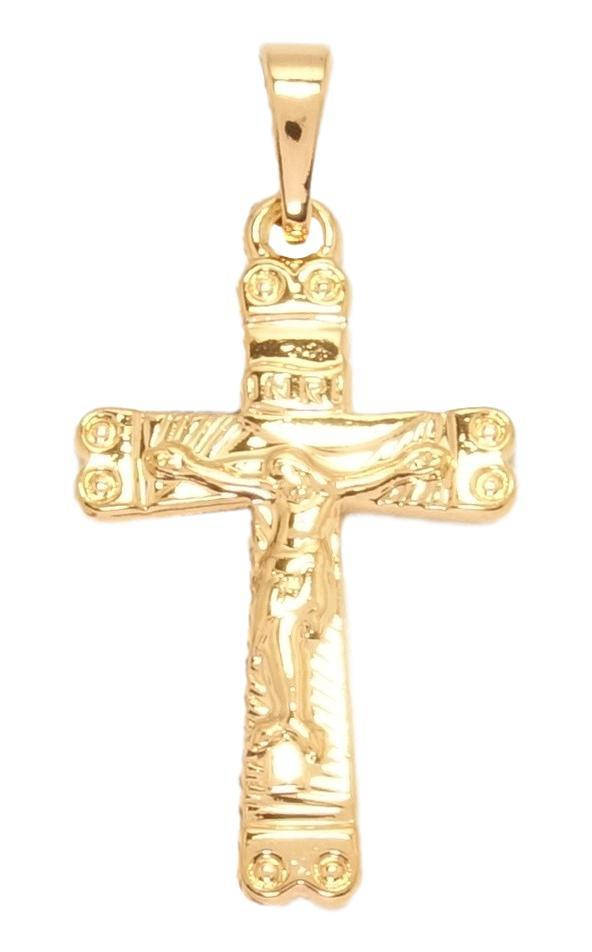 

Кулон Xuping Позолота 18K "Декоративный Крест с Распятием"