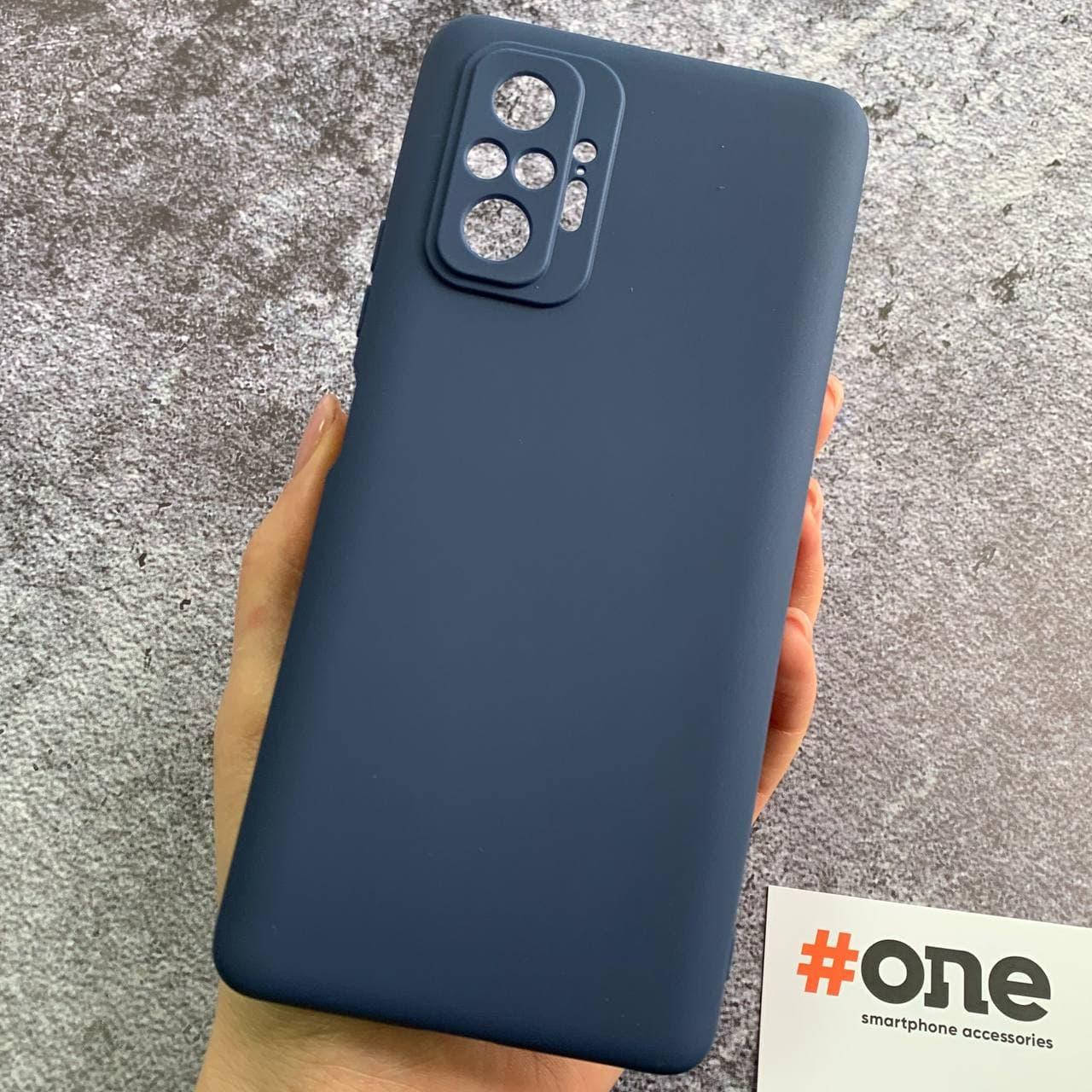 

Чехол для Xiaomi Redmi Note 10 Pro плотный с защитой для камеры чехол на телефон сяоми нот 10 про синий TFC