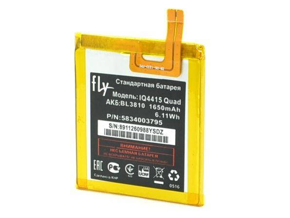 

Аккумулятор Fly BL3810 (Fly IQ4415 Quad ERA Style 3)