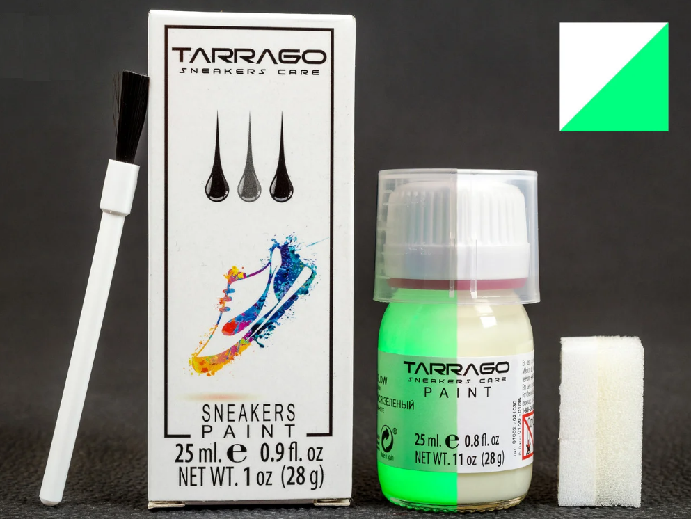 

Краска-финиш (светящаяся) для кроссовок Tarrago Sneakers Paint Glow in Dark 25 мл