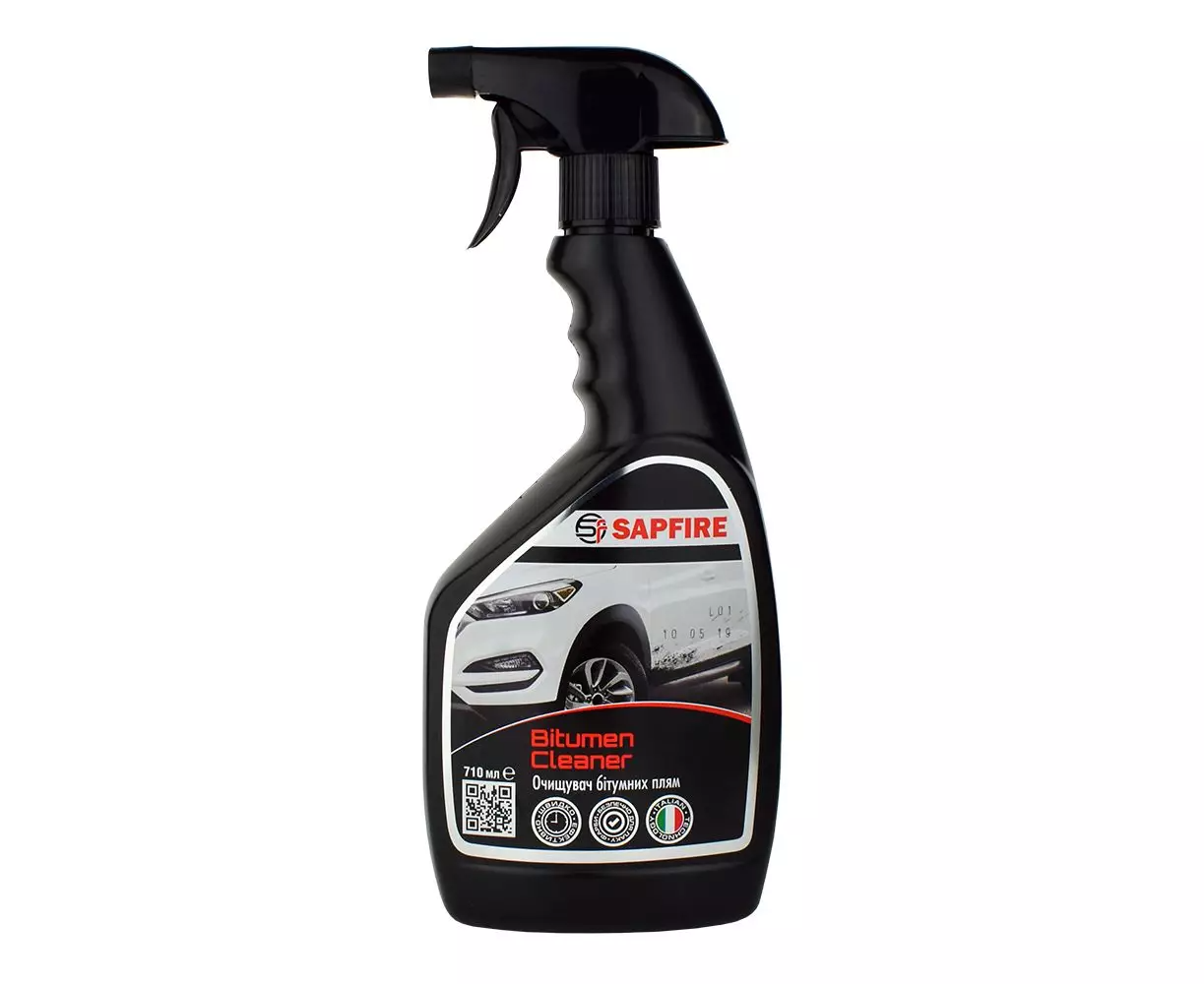 

Очиститель битумных пятен SAPFIRE Bitumen Cleaner 710 мл (748704)