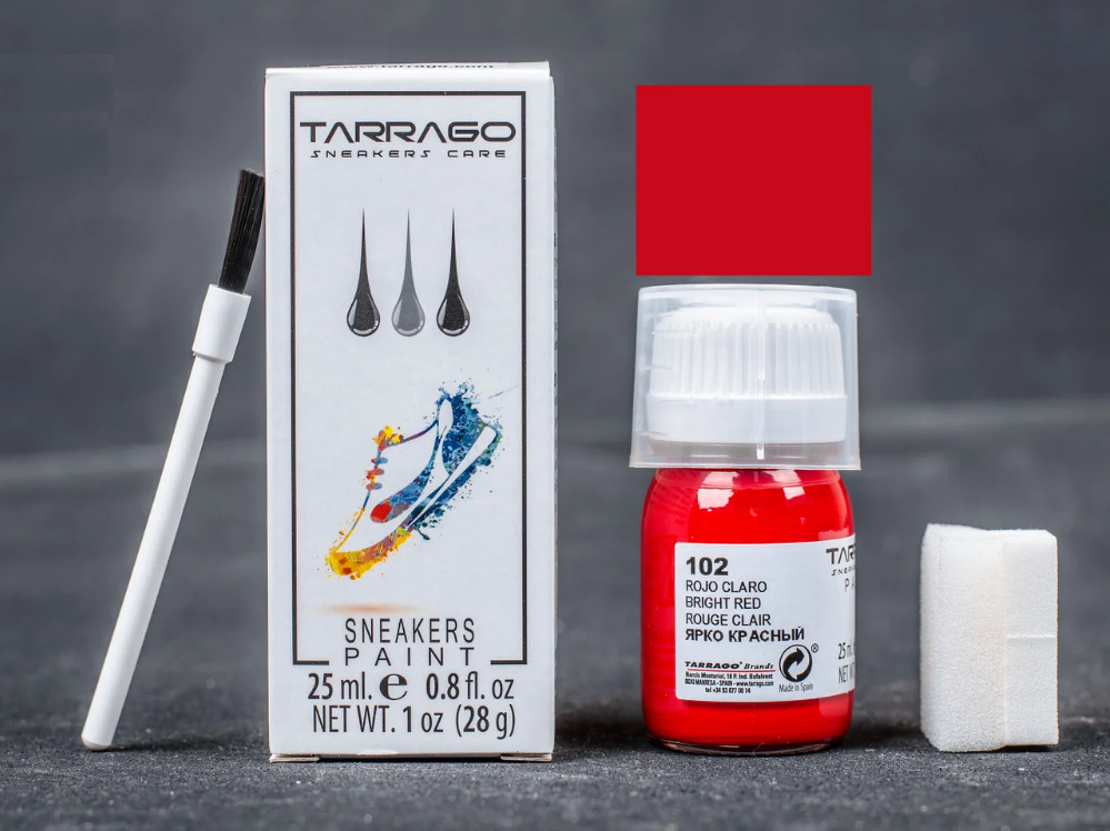 

Краска для кроссовок Tarrago Sneakers Paint 25 мл Ярко-красный