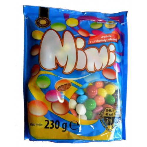 

Драже MIMI с молочным шоколадом 230гр