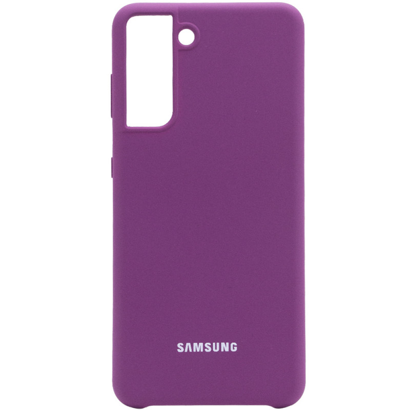 

Силиконовый чехол Silicone Cover на телефон Samsung Galaxy S21/Самсунг S21 Фиолетовый