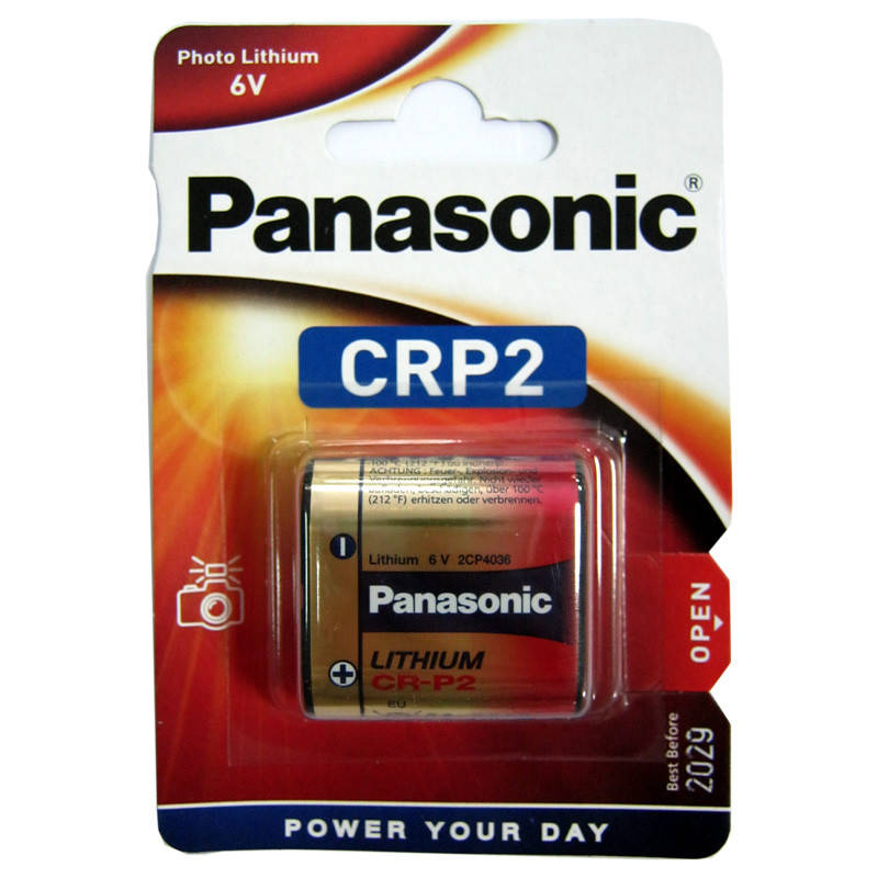 

Батарейка CR-P2 Panasonic , 6V ,Lithium (для сенсорных кранов,фотоаппаратов)