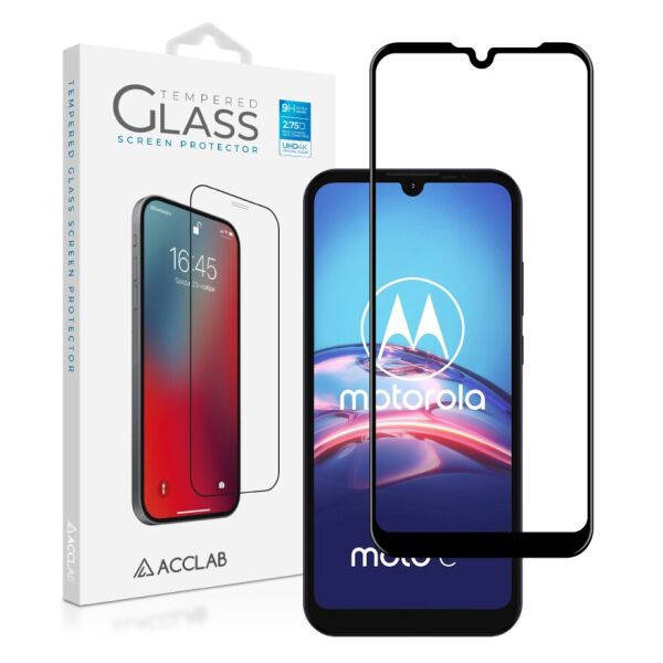 

Motorola Moto G20 Захисне скло ACCLAB Full Glue Black, Черный