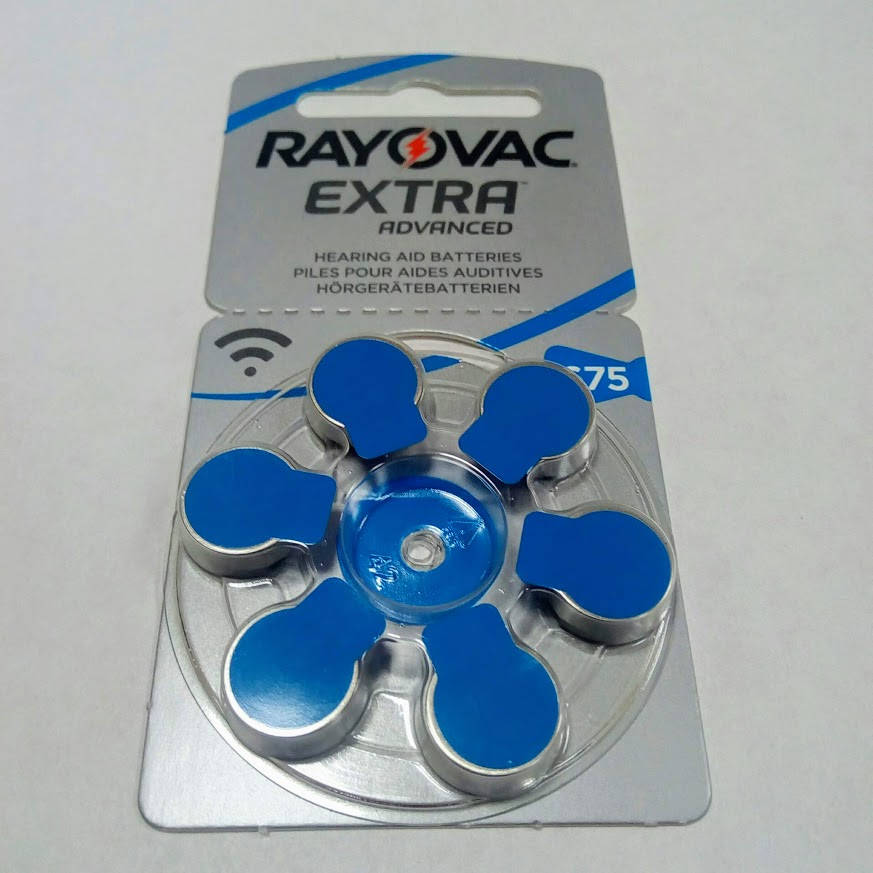 

Батарейки для слуховых аппаратов Rayovac 675