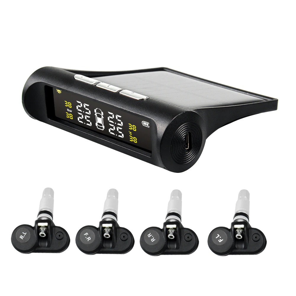 

Система контроля давления в шинах ZIRY TPMS 4-и колеса, внутренние датчики