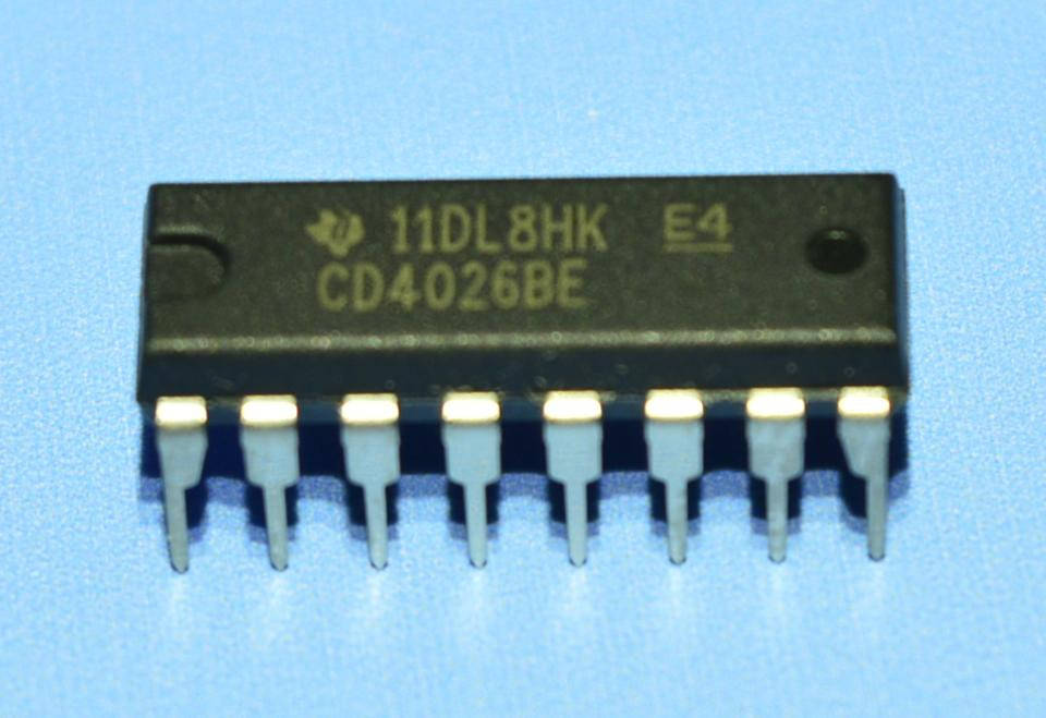 

Микросхема 4026 /СD4026BE dip16 TI