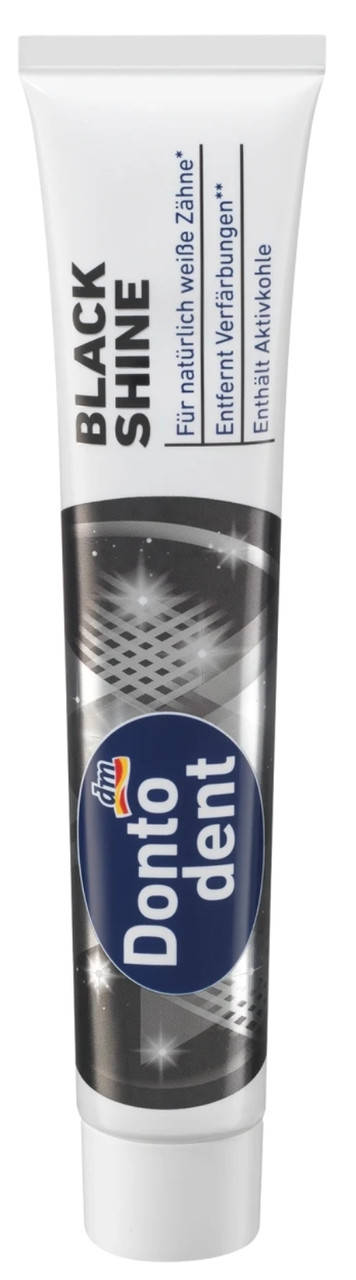 

Зубна паста DONTODENT Black Shine, 75мл