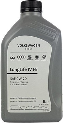

Моторное масло VAG Longlife IV (508 00/509 00) 0W-20