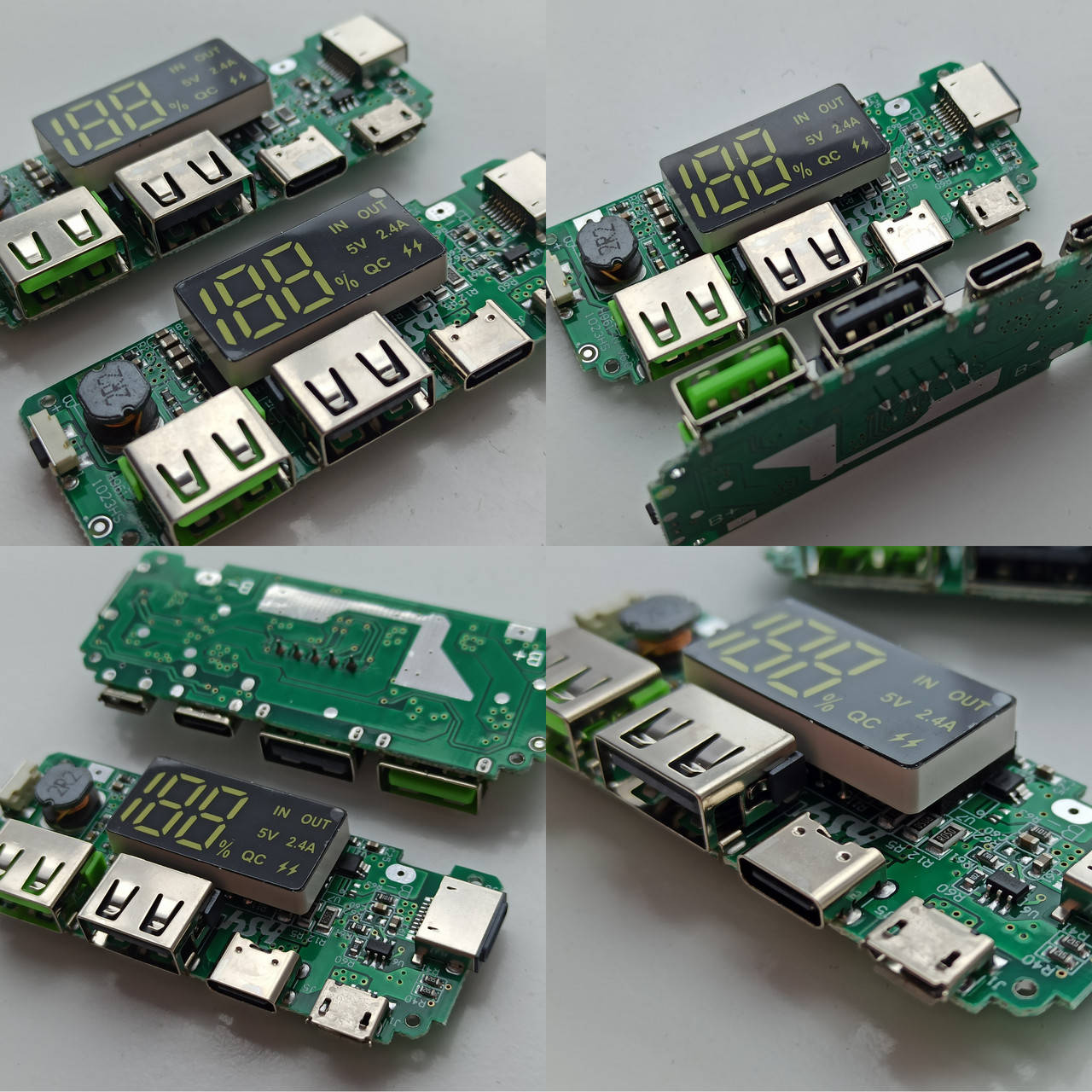

Повербанк USB 5V 2.4А li ion аккумулятор плата контроллер Type C micro USB Power bank Быстрая зарядка