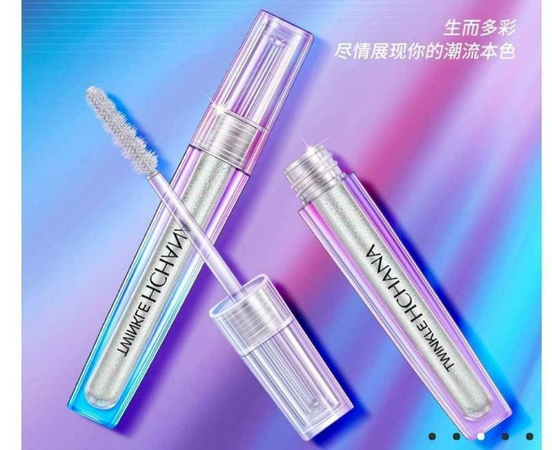

Тушь для ресниц Hchana Crystal Silver с блестками (4,5г)