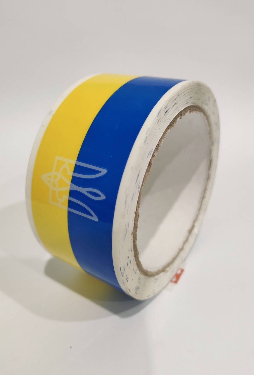 

Скотч упаковочный с логотипом "Украина" 48 мм х 66 м