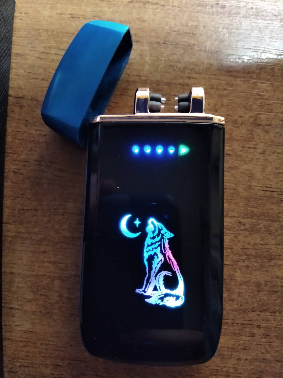 

Зажигалка электроимпульсная юсб ZGP 70 волк