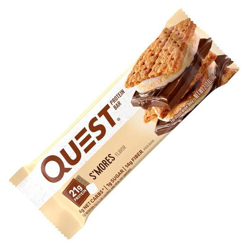 

Батончик Quest Nutrition Protein Bar, 60 грамм Печенье S'Mores