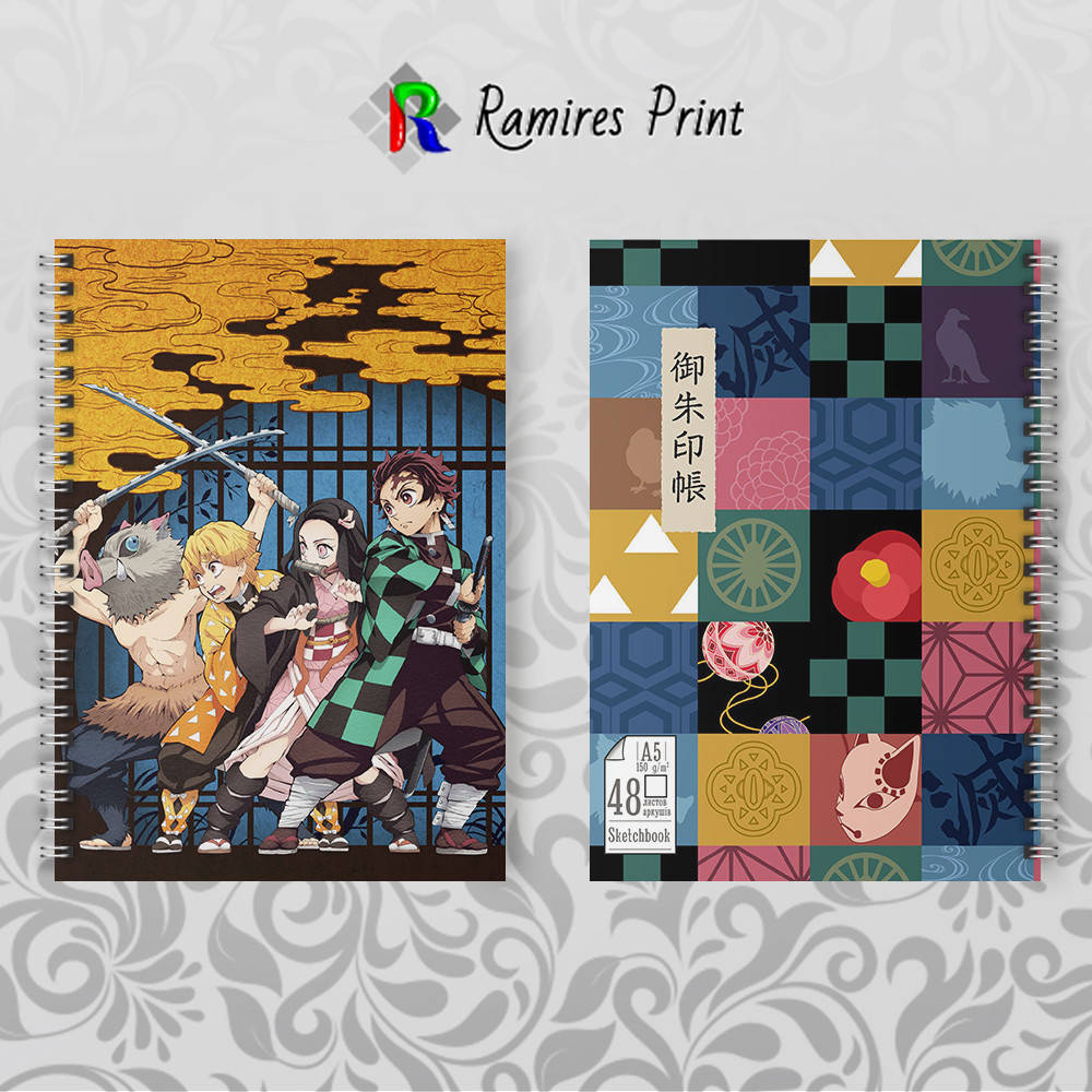 

Скетчбук Аниме Kimetsu no Yaiba 006