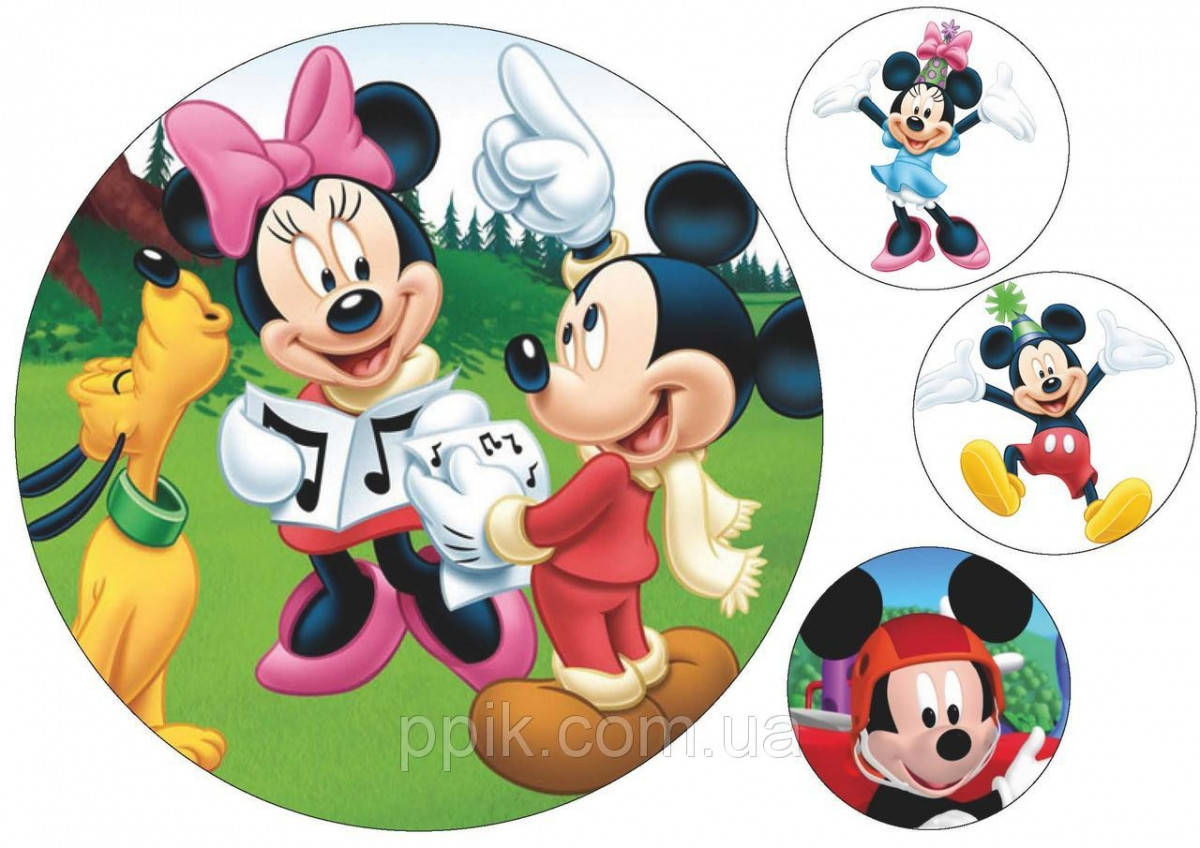 

Вафельная картинка Микки Маус 2