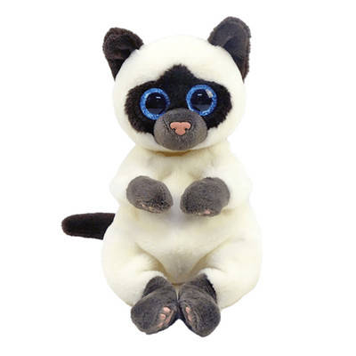 

Детская мягкая игрушка TY BEANIE BELLIES 40548 Сиамская кошка "MISO", Голубой