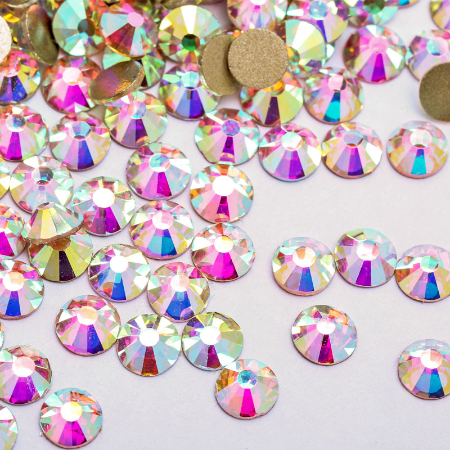 

Стразы клеевые Premium Crystal АВ SS30 Non-hot Fix 288 шт. Стразы холодной фиксации