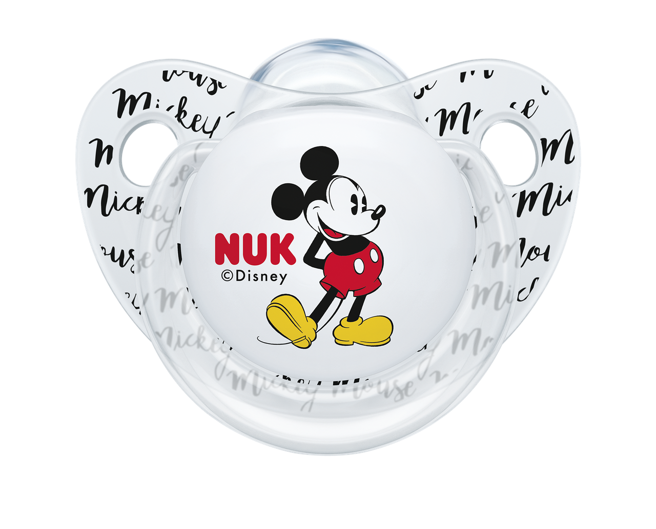 

Пустышка TREND DISNEYMICKEY силиконовая NUK 6-18 месяцев мальчик 2 шт, Белый