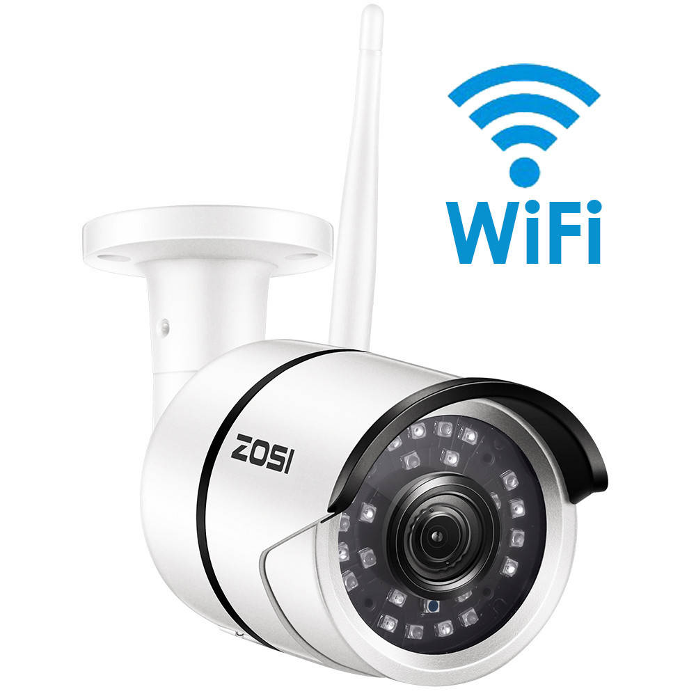 

Охранная погодозащитная WiFi IP камера ZOSI 1080P Onvif. Zosi smart