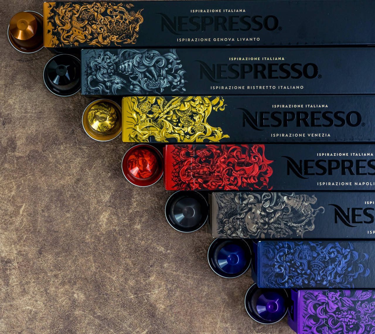 

Набор кофе в капсулах Nespresso ИТАЛИЙСКОЕ ВДОХНОВЕНИЕ - 70 оригинальных капсул