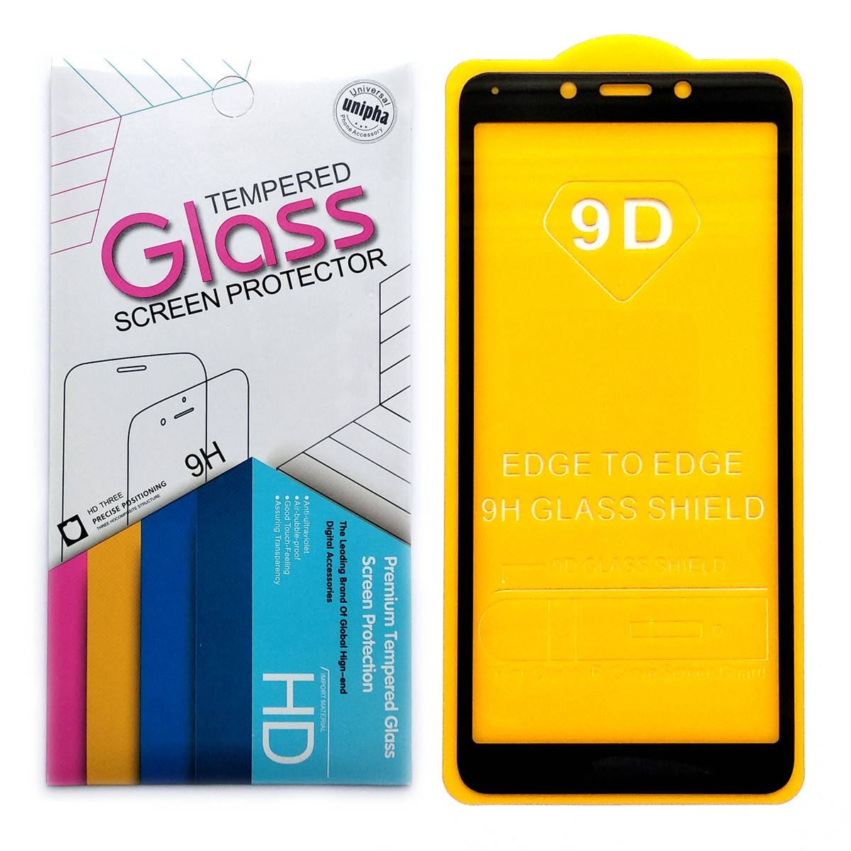 

Защитное стекло 9D для Xiaomi Redmi 6 / 6A (Черный)